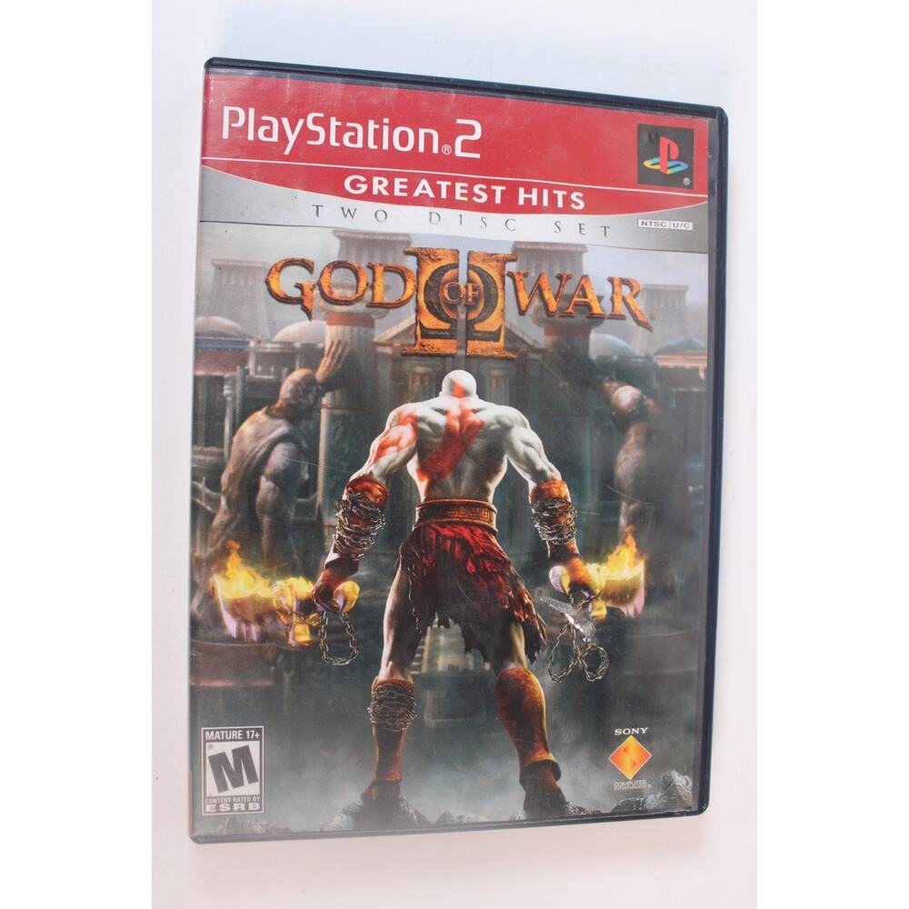 God of War II (PlayStation 2, PS2) Greatest Hits 2 Disc Set, authentic
